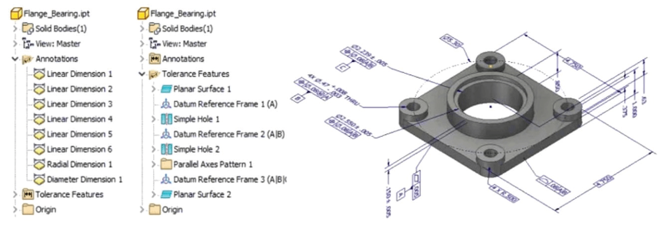 Adnotarea 3D în Autodesk Inventor 2018 (MBD)