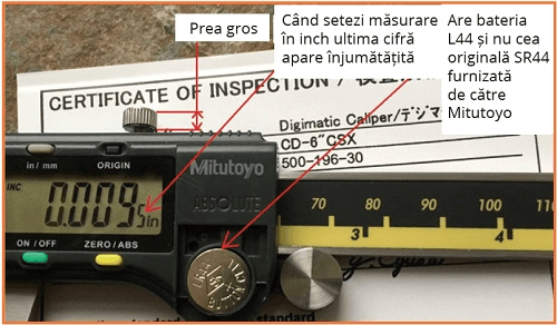 Cum să identificați produsele originale Mitutoyo