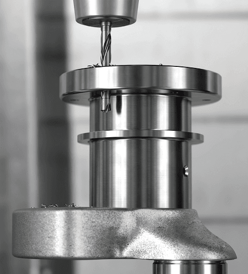 FOTO 2. CoroDrill® 860-GM de la Sandvik Coromant este adecvat pentru toate aplicaţiile, inclusiv pentru cele din industria construcţiilor de maşini şi ingineriei generale, unde calitatea găurilor este esenţială.
