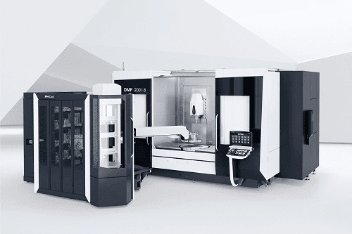 Orientat spre viitor şi competitiv: DMF 200|8 permite integrarea unei soluţii de automatizare PH Cell (pallet handling)