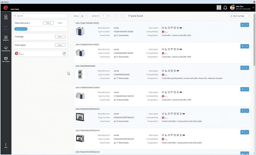 Lenze a integrat datele componentelor în EPLAN Data Portal