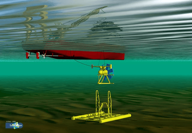 Foto 2 Turbine mareo-motrice instalate fix pe fundul oceanic