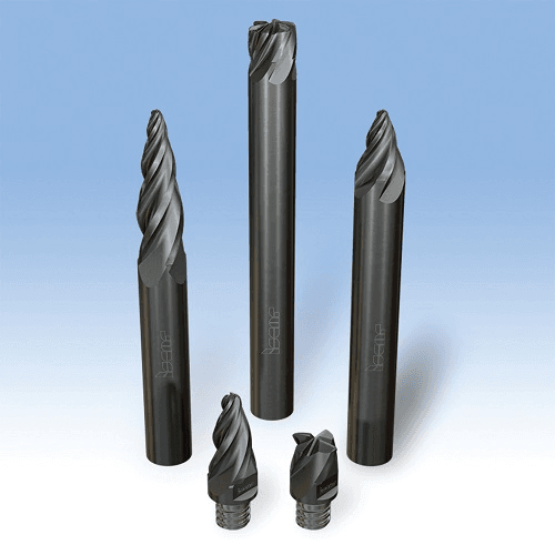 ISCAR oferă freze cilindro-frontale cu profile ,,Oval" și ,,Lentilă" în gama diametrală 8 – 16 mm (Figura 2)
