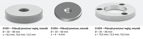 Plăcuțe presiune/reglaj