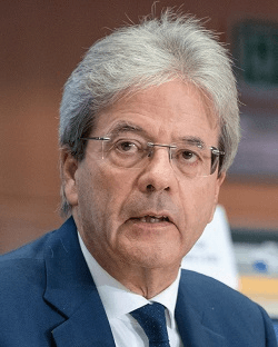Paolo GENTILONI, Comisar pentru economie